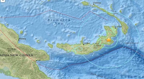 Papua New Guinea hit by 7.1 earthquake