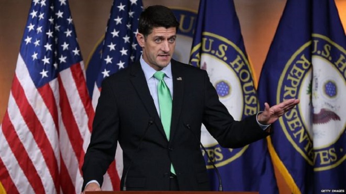 US House Speaker Paul Ryan `not ready to back Trump`