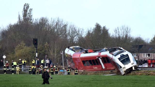 Pays-Bas: collision entre un train et un camion