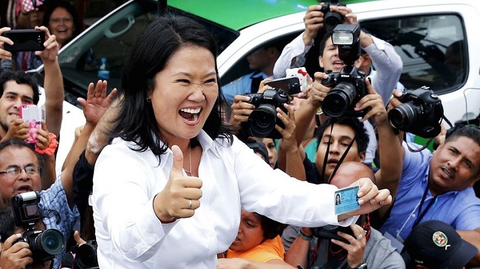 Keiko Fujimori liegt bei Präsidentschaftswahlen vorn