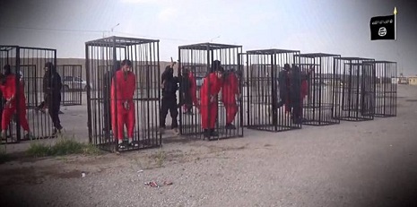 New ISIS video shows Kurdish Peshmerga soldiers in cages in Iraq - VIDEO