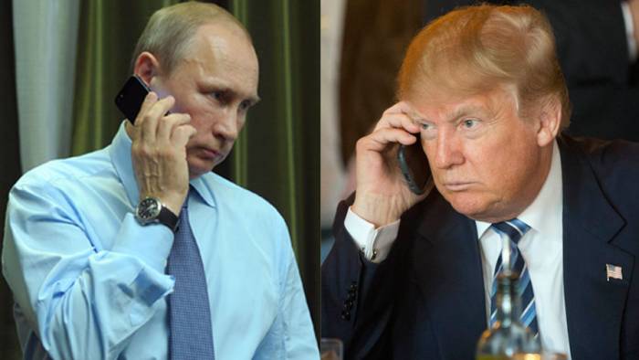 Putin Trampla telefonla danışıb