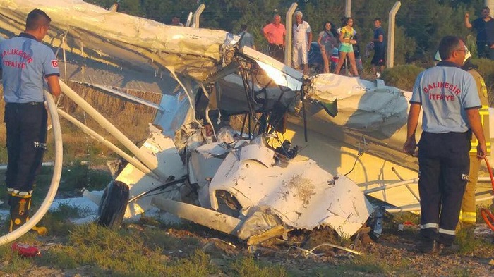 Two die in plane crash in northwestern Turkey