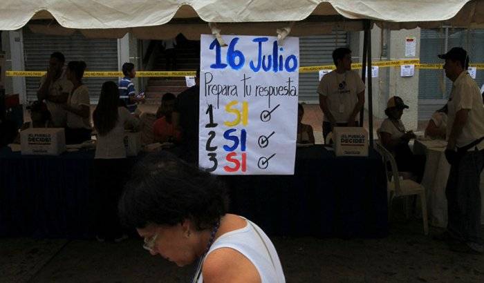 Casi 7,2 millones de venezolanos participan en el plebiscito de la oposición