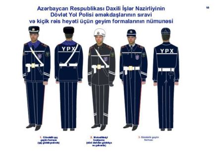 Polisin yeni forması belə olacaq - FOTOLAR