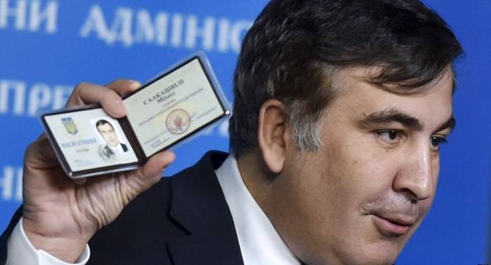 Saakaşvili Litvada Rusiyaya etiraz edir - Yenilənib