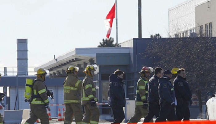 Alerte à la bombe à la frontière canadienne