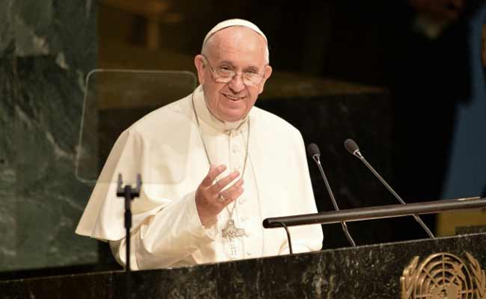 At UN, Pope Issues Sweeping Call for Peace and Justice