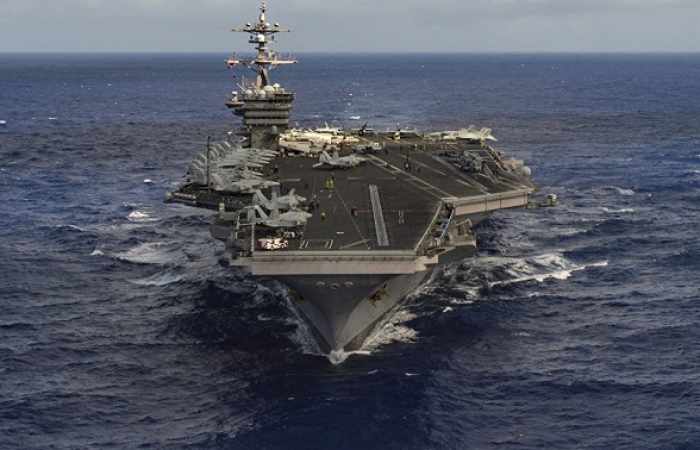 EEUU  enviará tres portaviones a las costas de Corea del Sur