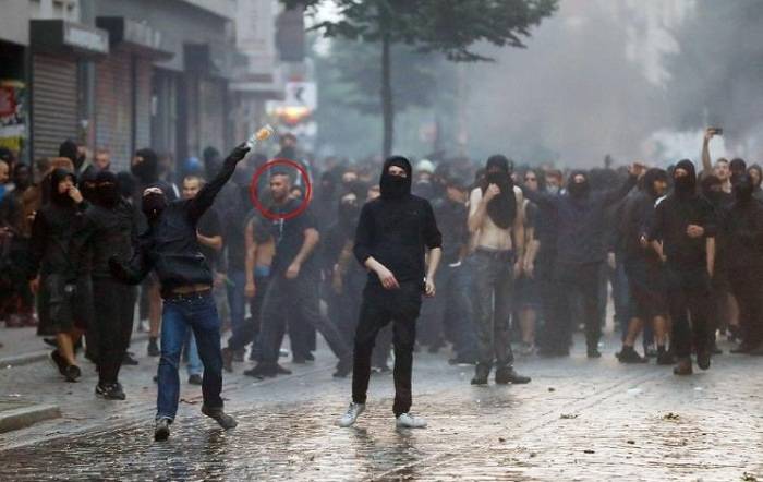 Drei Jahre Haft für G20-Randalierer