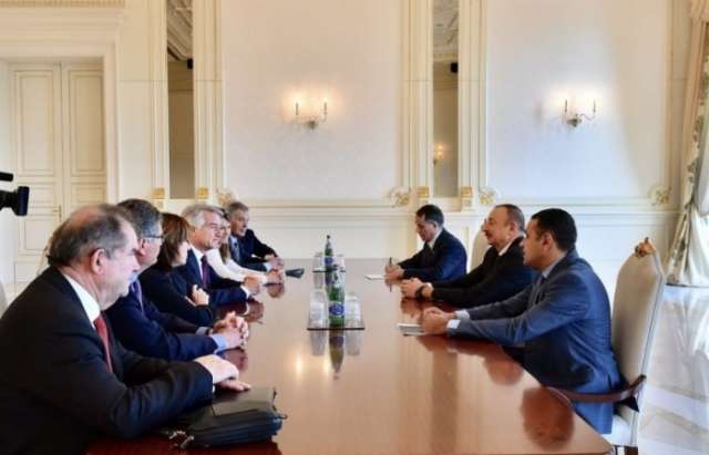 Ilham Aliyev receives President of France-Caucasus Friendship Group 