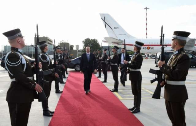 President Ilham Aliyev completes official visit to Latvia