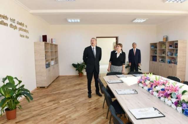 Azerbaijani president views schools No 239 and 162 in Baku after major overhaul-PHOTOS