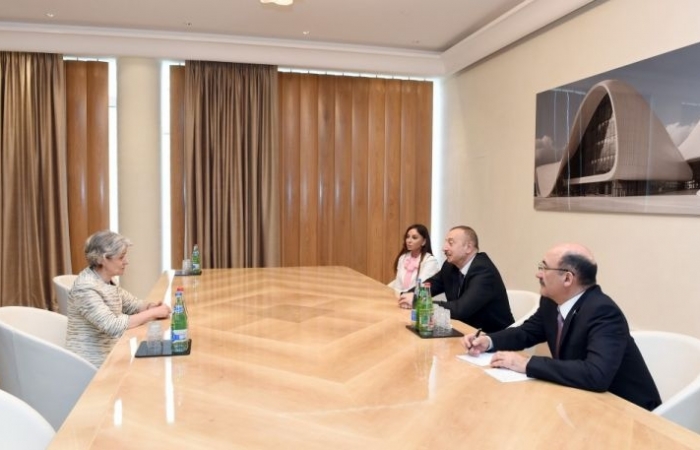 President Ilham Aliyev met with UNESCO Director General Irina Bokova