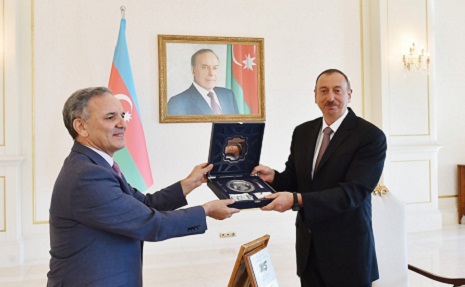 President Ilham Aliyev receives special award of Azerbaijan