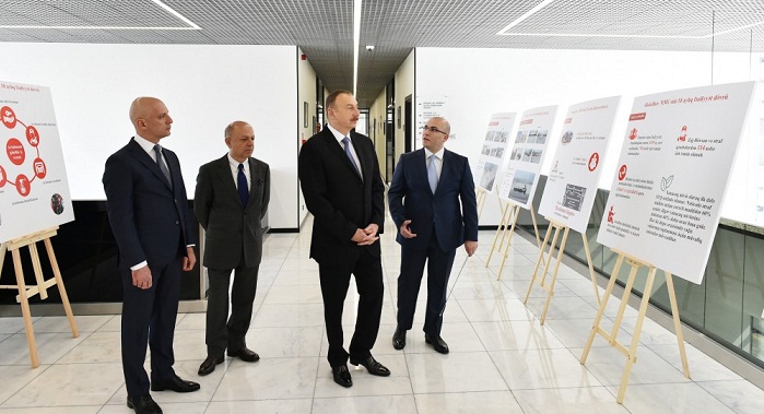 President attends opening of second bus depot of BakuBus LLC
