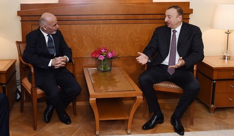 President Ilham Aliyev meets with Afghan president in Munich 