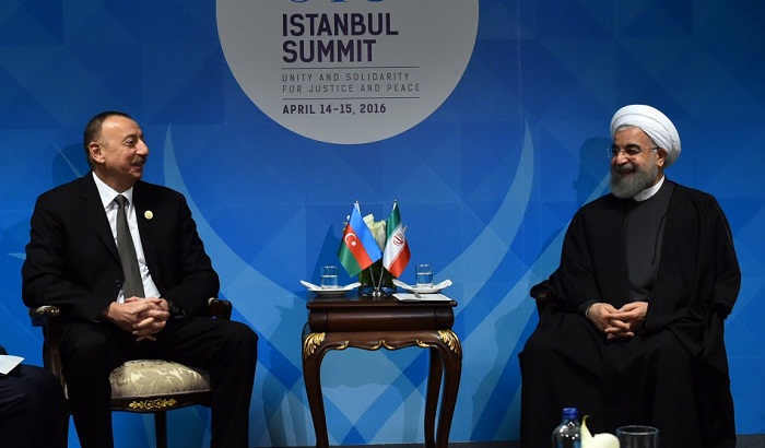 President Aliyev meets Iranian counterpart