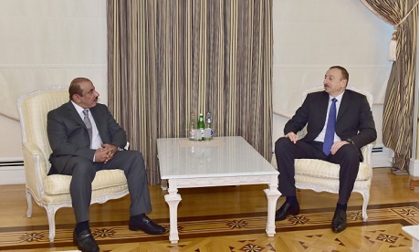 President Ilham Aliyev receives Qatar