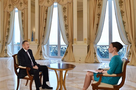 President Ilham Aliyev interviewed by "Russia-24" - VIDEO