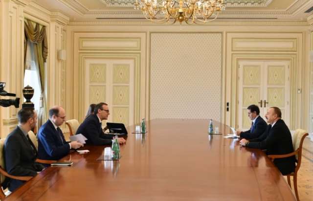 Ilham Aliyev meets UK’s permanent under secretary