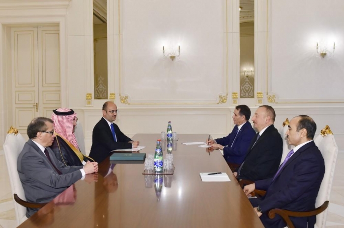 Ilham Aliyev receives Saudi state minister for Gulf affairs