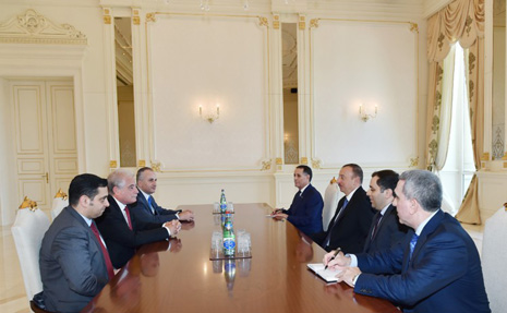 Ilham Aliyev receives delegation led by governor of Egypt