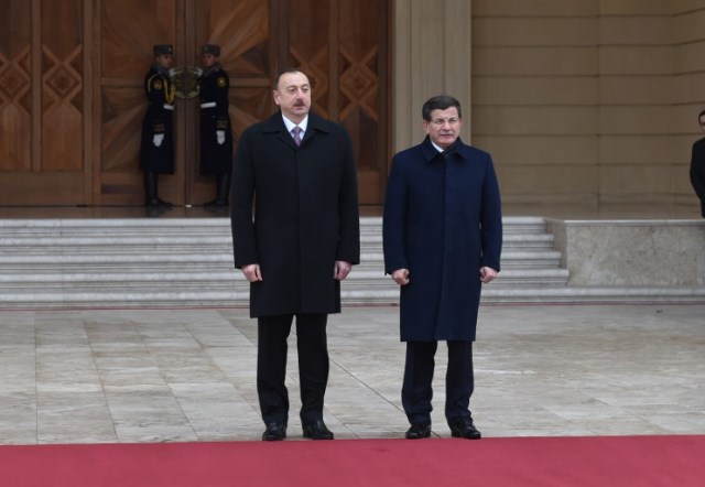 Official welcoming ceremony for Turkish PM held in Baku - PHOTOS