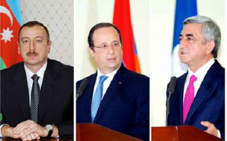 Exact date and place of Azerbaijani, Armenian and French presidents Paris meeting publicized