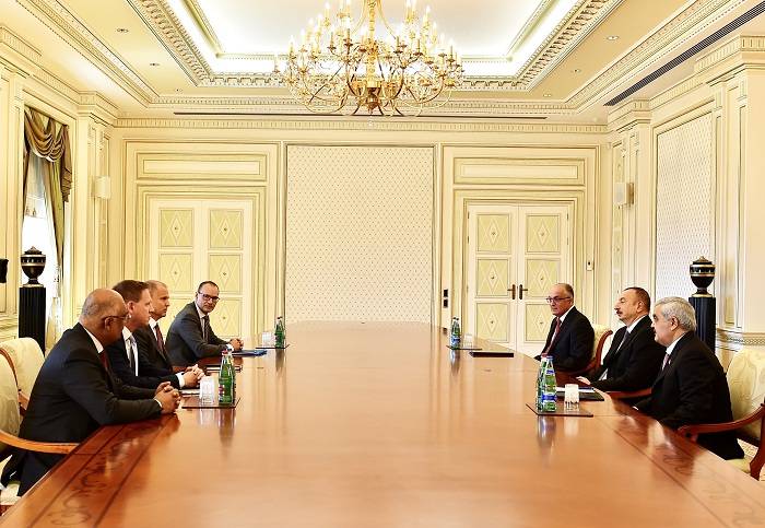 Ilham Aliyev a reçu une délégation conduite par le un vice-président de la société Statoil
