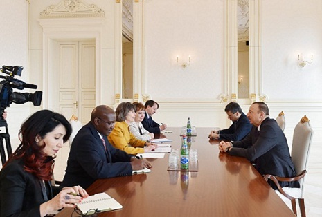 Azerbaijani president receives WB delegation