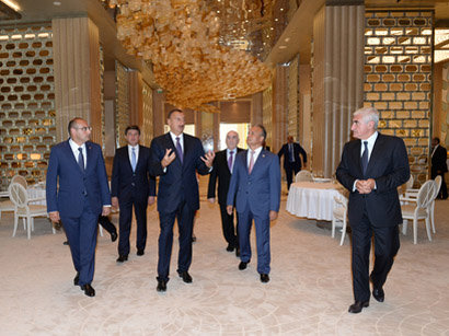 President Ilham Aliyev opens Heydar Aliyev Congress Center in Gabala