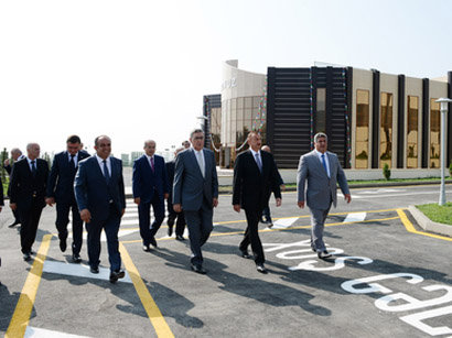 Azerbaijani President opens Gakh Olympic Sports Complex 