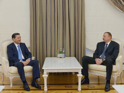 Prezident Qazaxıstan nazirini qəbul edib
