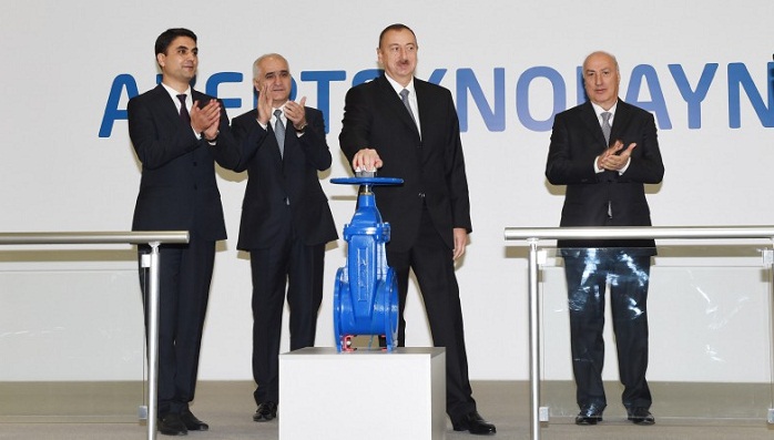 President attends opening of Technical Equipment Plant in Sumgayit - PHOTOS