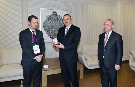Azerbaijani president presented with Paralympic Honour award