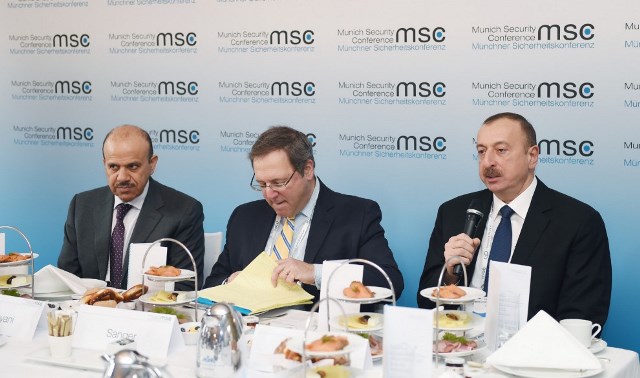 Azerbaijani President attends 52nd Munich Security Conference - PHOTOS