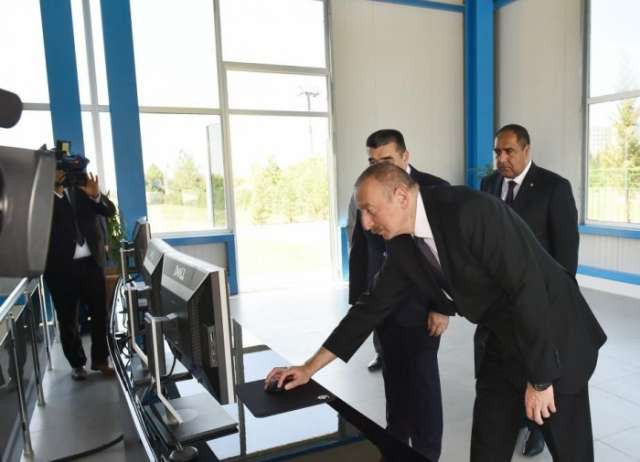 Ilham Aliyev launches Balakan Hydroelectric Power Station