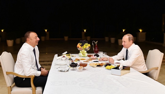 President Aliyev invites Russian President to tea at his house