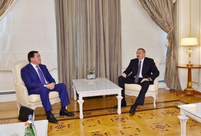 President Ilham Aliyev receives Kazakh first deputy PM 
