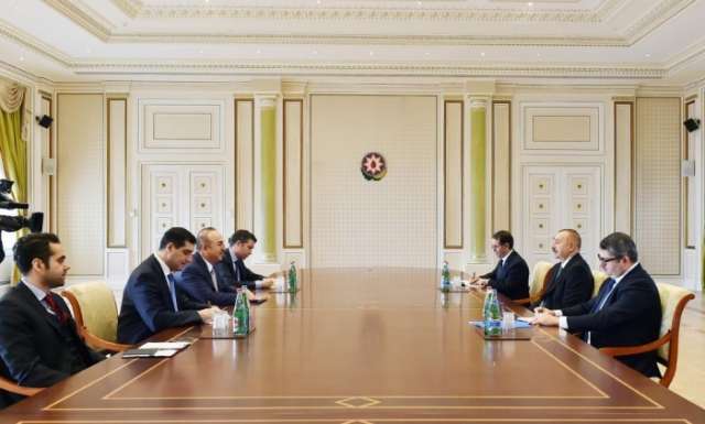 President Aliyev receives Turkish FM
President Aliyev receives Turkish FM