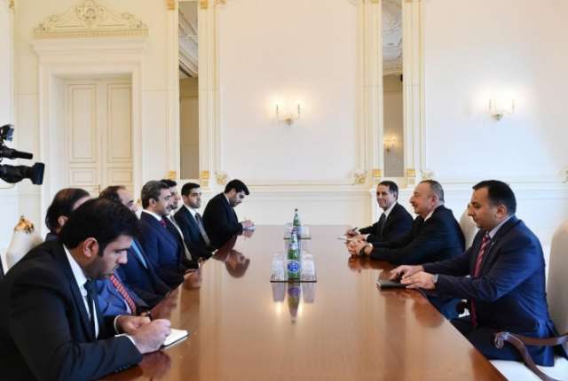 Ilham Aliyev receives UAE foreign minister