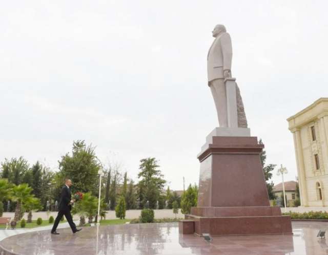 President Aliyev visits Salyan district and attends several openings - UPDATED

