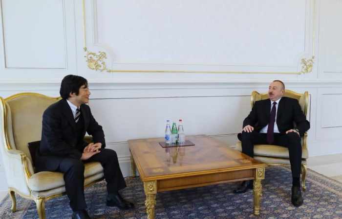 Le président Ilham Aliyev a reçu les lettres de créance du nouvel ambassadeur japonais en Azerbaïdjan
