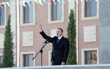 Prezident açılışda iştirak etdi - Fotolar