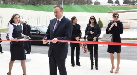 Prezident və xanımı açılış mərasimində - FOTOLAR