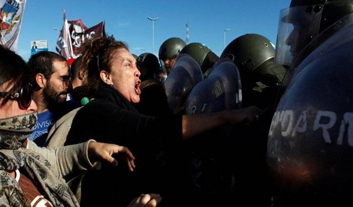 Protesta en Buenos Aires por 600 despidos en la empresa Pepsico