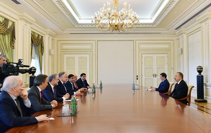 Ilham Aliyev receives delegation of World Jewish Congress