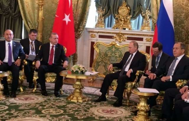 Putin, Erdogan holding meeting in Moscow