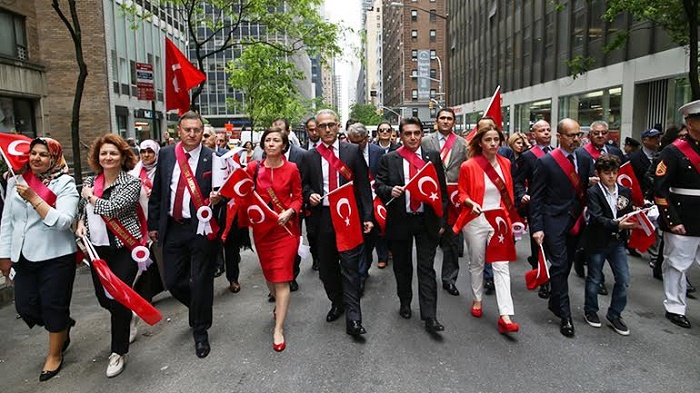 Nyu-Yorkda türk yürüşü keçirilib 